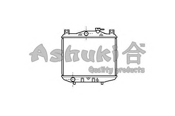 Радиатор, охлаждение двигателя ASHUKI S550-30