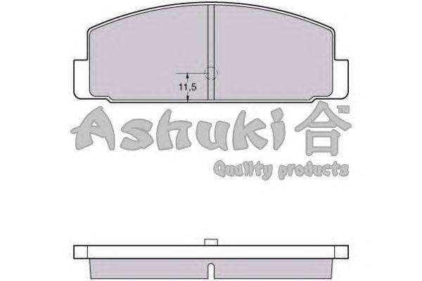 Комплект тормозных колодок, дисковый тормоз ASHUKI M069-20