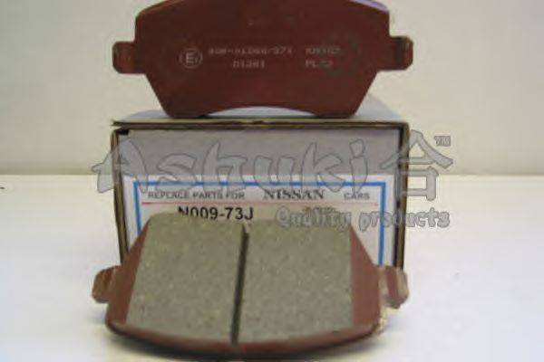 Комплект тормозных колодок, дисковый тормоз ASHUKI N009-73J
