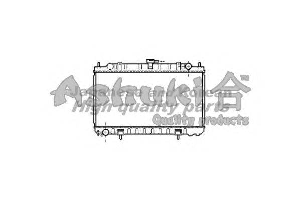Радиатор, охлаждение двигателя ASHUKI N651-23