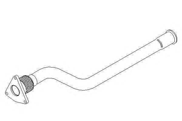 Труба выхлопного газа KLARIUS 120468