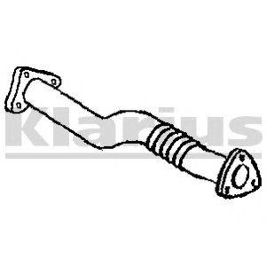 Труба выхлопного газа KLARIUS 120447