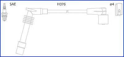 Комплект проводов зажигания HÜCO 134234
