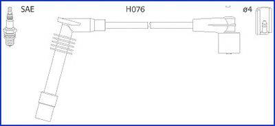 Комплект проводов зажигания HÜCO 134251