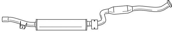 Средний глушитель выхлопных газов SIGAM 53431