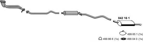 Система выпуска ОГ ERNST 050235