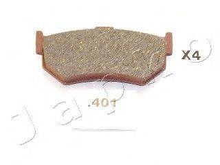 Комплект тормозных колодок, дисковый тормоз JAPKO 51401