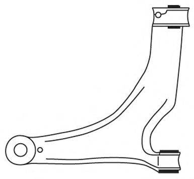 Рычаг независимой подвески колеса, подвеска колеса FRAP 2479