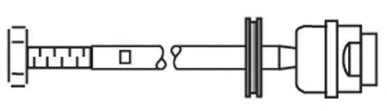 Осевой шарнир, рулевая тяга FRAP 750