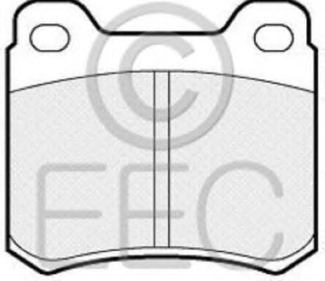 Комплект тормозных колодок, дисковый тормоз EEC BRP0405