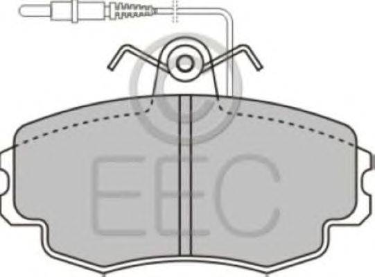 Комплект тормозных колодок, дисковый тормоз EEC BRP0710
