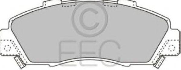 Комплект тормозных колодок, дисковый тормоз EEC BRP0737
