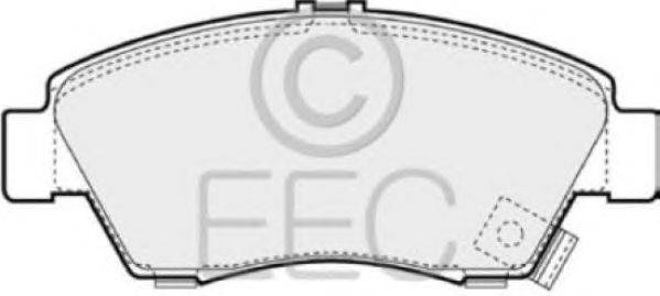 Комплект тормозных колодок, дисковый тормоз EEC BRP0815