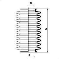 Пыльник, рулевое управление SPIDAN 83779