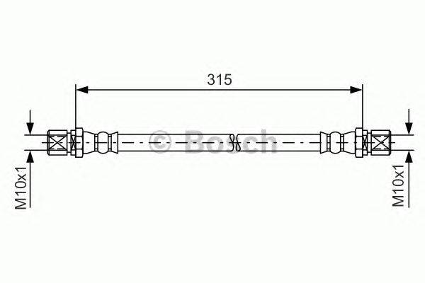 Тормозной шланг LUCAS ELECTRICAL PHA141