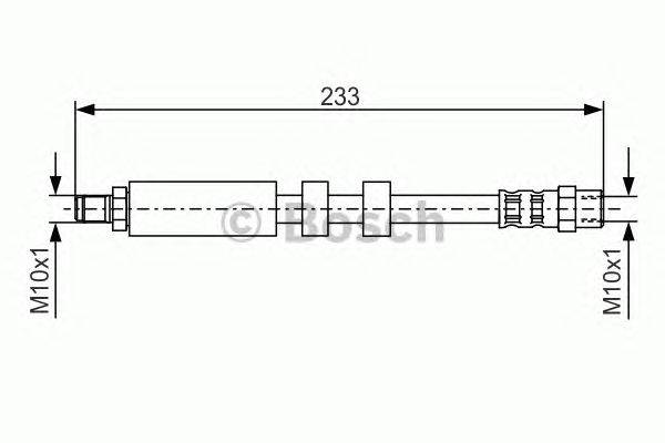 Тормозной шланг BOSCH 1987476418