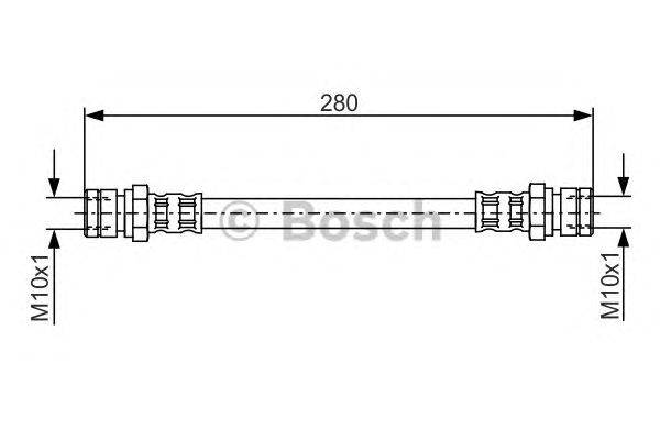 Тормозной шланг LUCAS ELECTRICAL 9001283