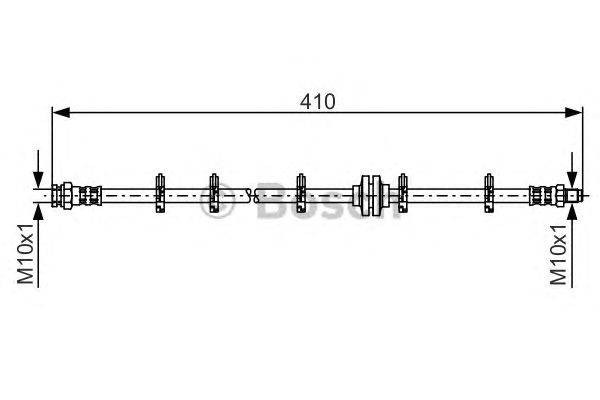 Тормозной шланг BOSCH 1 987 481 335