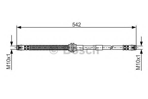 Тормозной шланг CF GOMMA 512599