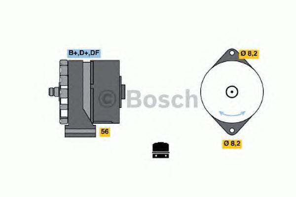 Генератор BOSCH 0 986 030 450