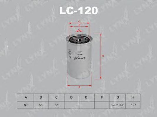 Масляный фильтр LYNXauto LC-120