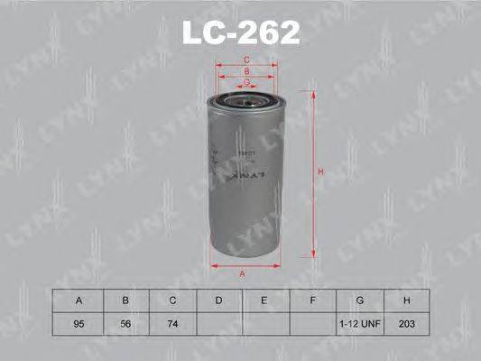 Масляный фильтр LYNXauto LC-262