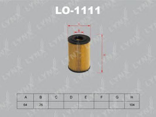 Масляный фильтр LYNXauto LO-1111