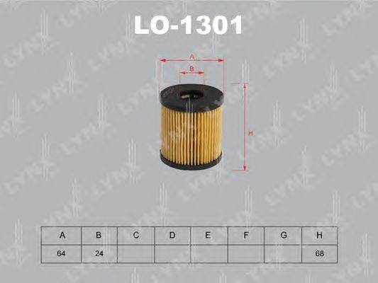 Масляный фильтр LYNXauto LO-1301
