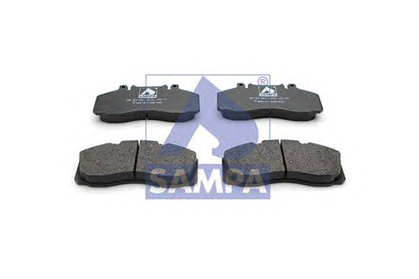 Комплект тормозных колодок, дисковый тормоз SAMPA 096.604