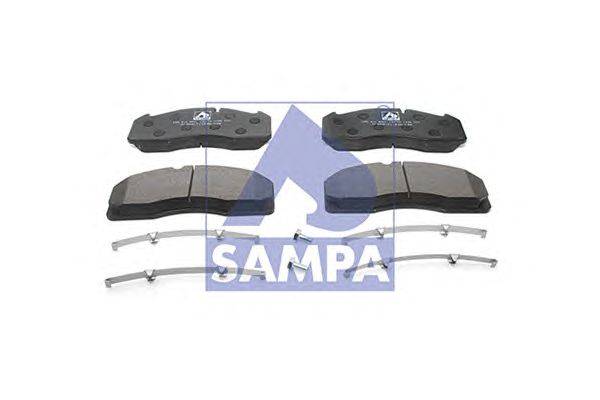 Комплект тормозных колодок, дисковый тормоз SAMPA 29125