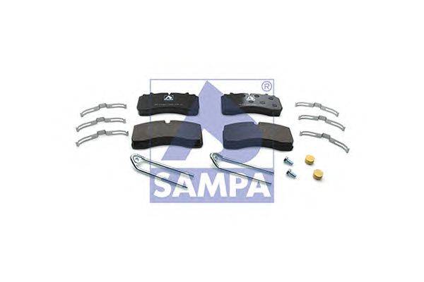 Комплект тормозных колодок, дисковый тормоз SAMPA 29162