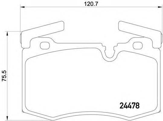 Комплект тормозных колодок, дисковый тормоз HELLA PAGID 8DB 355 014-111