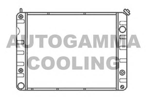 Радиатор, охлаждение двигателя AUTOGAMMA 100789
