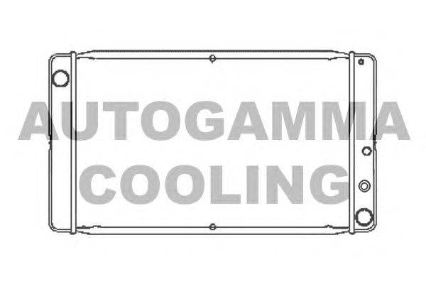 Радиатор, охлаждение двигателя AUTOGAMMA 101103