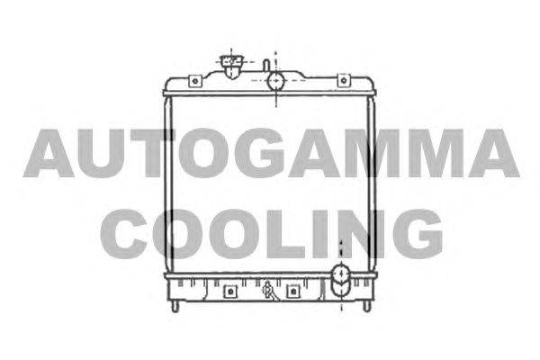 Радиатор, охлаждение двигателя AUTOGAMMA 102111