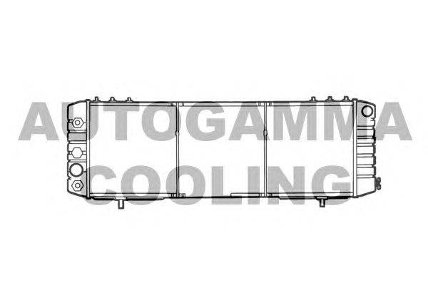 Радиатор, охлаждение двигателя AUTOGAMMA 102133