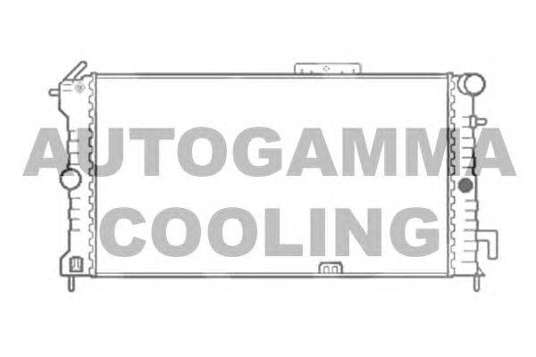 Радиатор, охлаждение двигателя AUTOGAMMA 103184