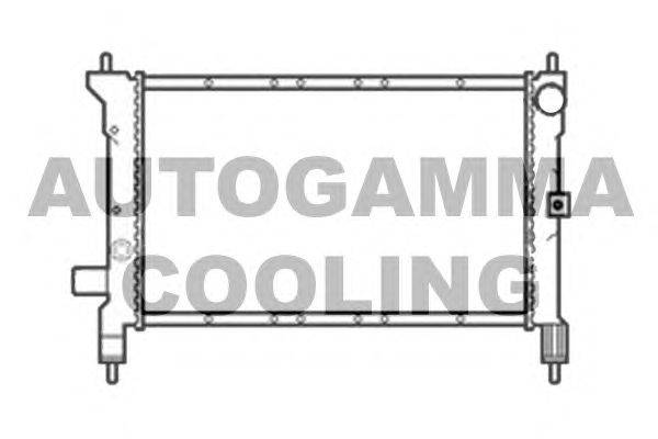 Радиатор, охлаждение двигателя AUTOGAMMA 103872