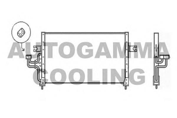 Конденсатор, кондиционер AUTOGAMMA 103930