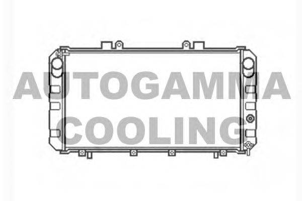 Радиатор, охлаждение двигателя AUTOGAMMA 104022