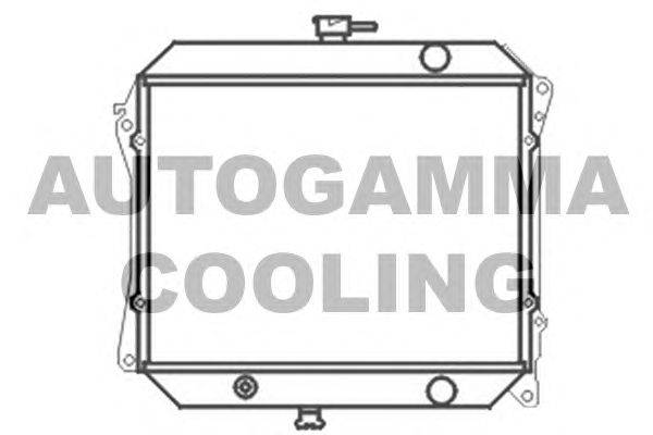 Радиатор, охлаждение двигателя AUTOGAMMA 104142