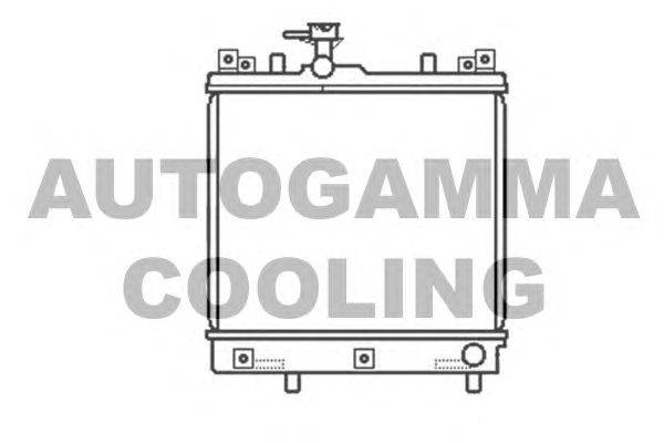 Радиатор, охлаждение двигателя AUTOGAMMA 104190