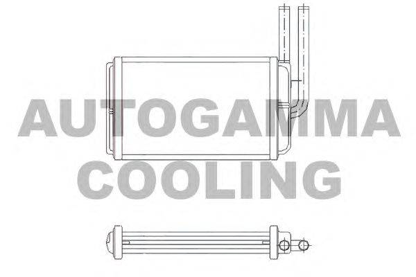 Теплообменник, отопление салона AUTOGAMMA 104215