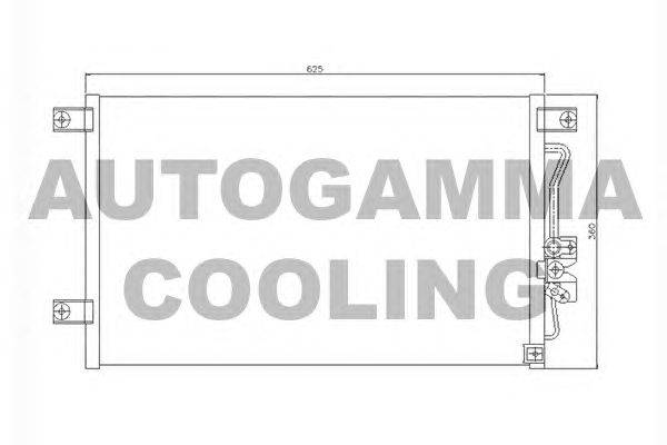 Конденсатор, кондиционер AUTOGAMMA 104478