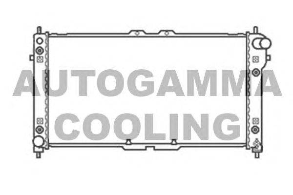 Радиатор, охлаждение двигателя AUTOGAMMA 104675