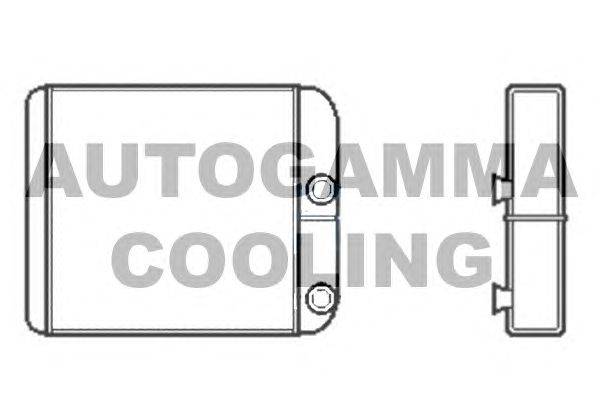 Теплообменник, отопление салона AUTOGAMMA 104882