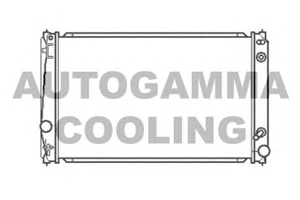Радиатор, охлаждение двигателя AUTOGAMMA 105186