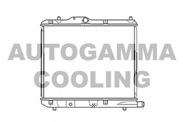 Радиатор, охлаждение двигателя AUTOGAMMA 105761