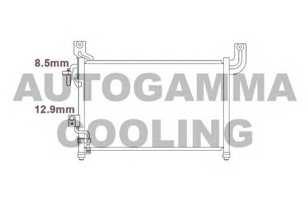 Конденсатор, кондиционер AUTOGAMMA 105777