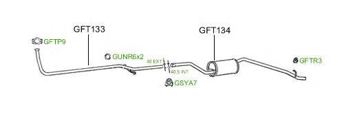 Система выпуска ОГ GT Exhaust 458